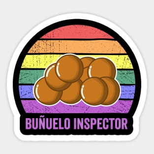 Retro Buñuelo Inspector Sticker